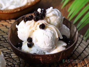 ไอติมกะทิแบบง่าย