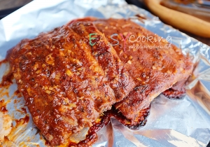 ซี่โครงหมูบาร์บีคิว (แบบง่าย)