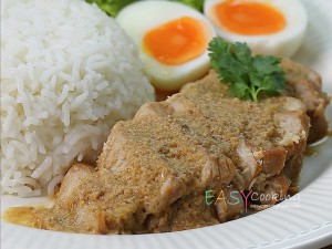 ข้าวหมูอบไข้ต้มตานี
