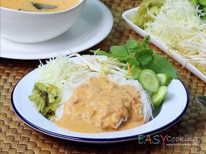 ขนมจีนน้ำยาเจ