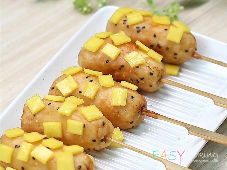 กล้วยทอดอบชีส สูตรเจ