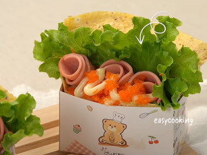 แรปไข่แซนวิช