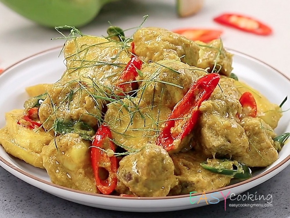 ซี่โครงอ่อนผัดกล้วยน้ำว้า