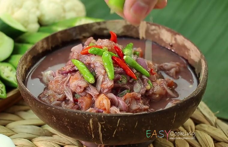 น้ำพริกโจรกุ้งสด