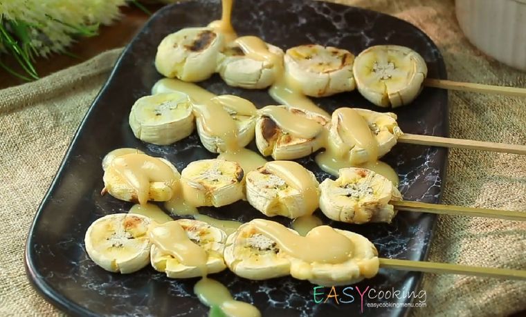 กล้วยปิ้งซอสคาราเมล