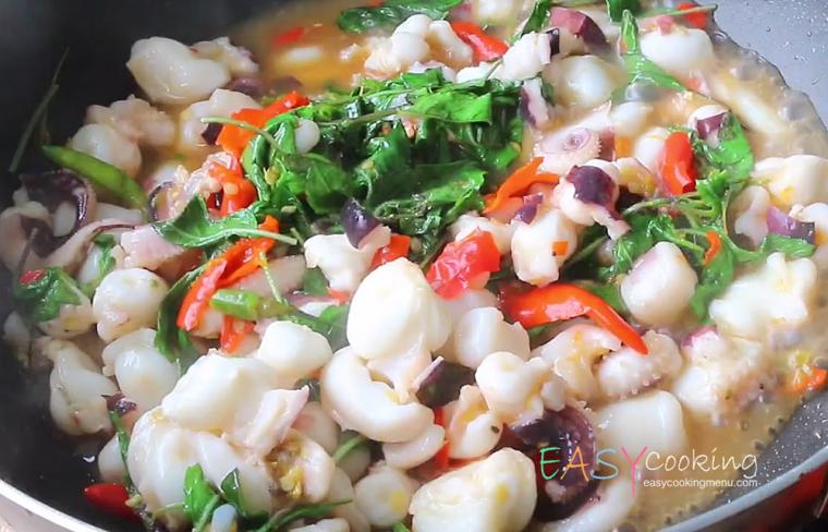 กะเพราหนวดปลาหมึก