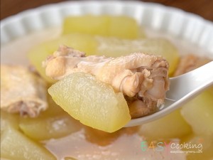 ไก่ต้มฟักหอมมะนาวดอง