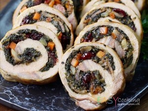 โรลสันนอกผักโขมแครนเบอร์รี่