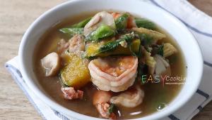 แกงเลียงกุ้งสด