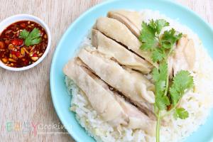 ข้าวมันไก่หม้อหุงข้าว